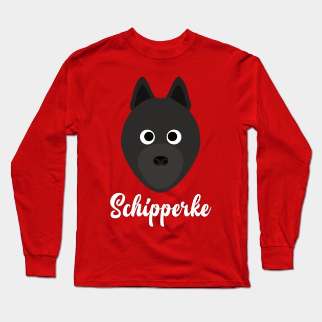 Schipperke Long Sleeve T-Shirt by DoggyStyles